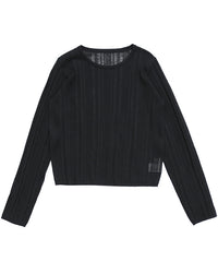 シアーランダムリブニット