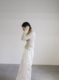 シアーランダムリブニット