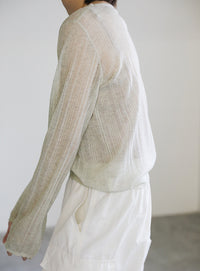 シアーランダムリブニット