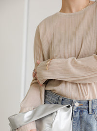 シアーランダムリブニット