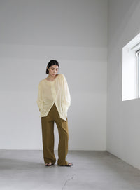 2WAYシフォンブラウス
