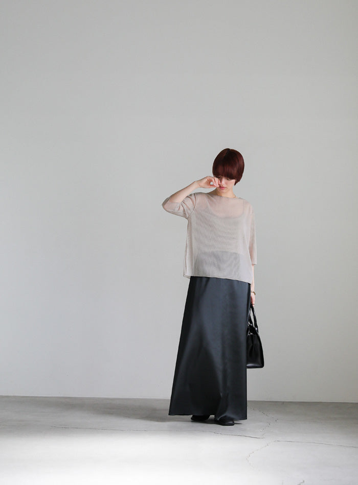 限定価格セール！ ストライプシアーバックスリットトップス – SELECT MOCA トップス