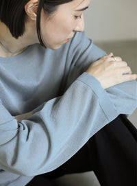 シアーボートネックルーズニット【official限定】