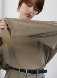 シアーボートネックルーズニット【official限定】