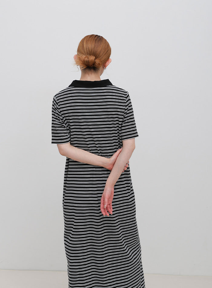 BADBLOOD ポロシャツ　ワンピース　mowalola Mowalola Navy Mowaland Polo Mowalola