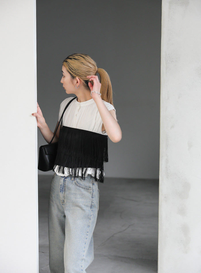 NOUNLESS ビスチェ フリンジ フリンジビスチェ【SALE】 – SELECT MOCA
