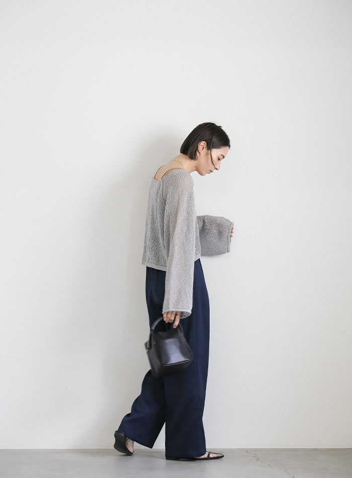 ハイウエストサイドベルトワイドパンツ【SALE】 – SELECT MOCA