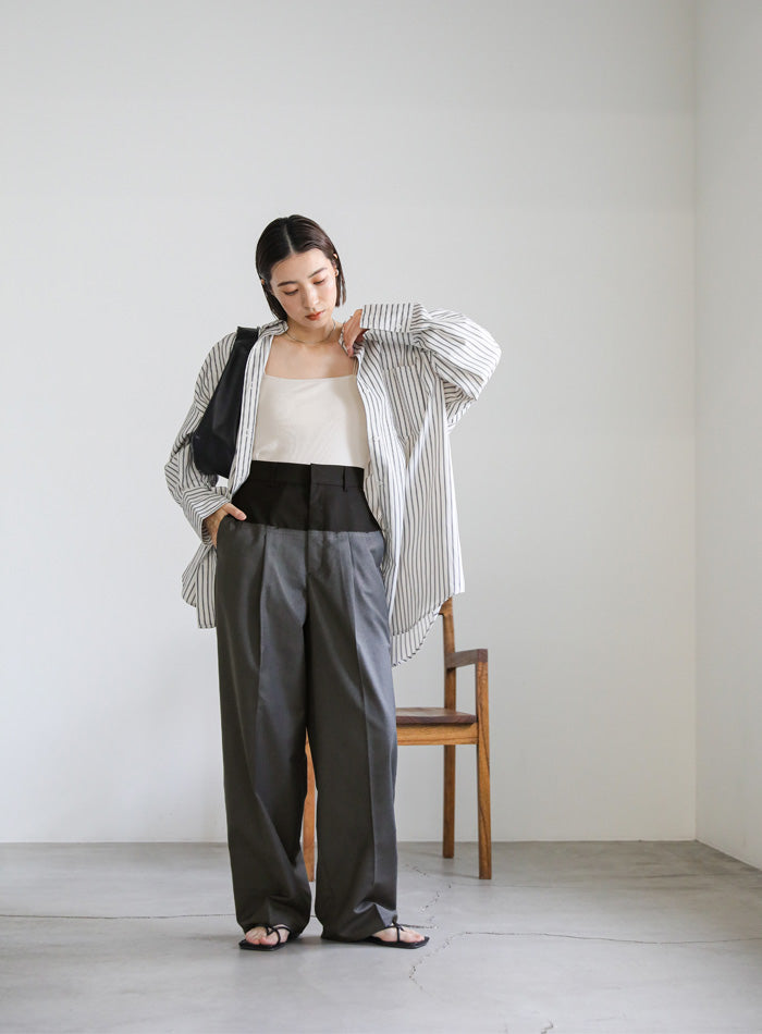 ウエスト切替スラックスパンツ【SALE】 – SELECT MOCA