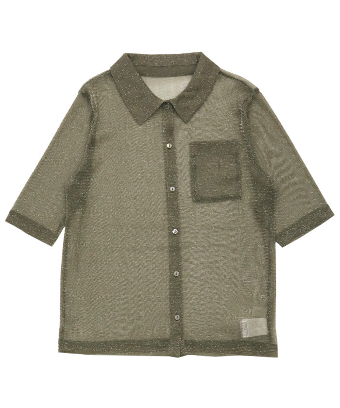 ラメシアーハーフスリーブシャツ – SELECT MOCA
