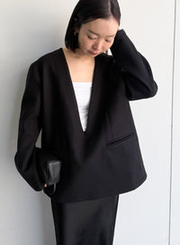 ディープＶネックプルオーバー【by SON】