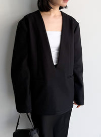 ディープＶネックプルオーバー【by SON】