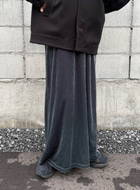 ベロアIラインロングスカート【by SON】