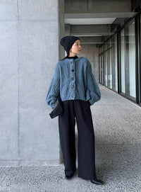 ボリュームスリーブオーバーカーディガン【by SON】