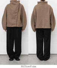 ハイネックカーブスリーブアウター【by SON】