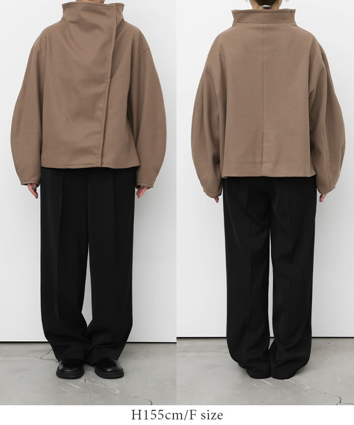 ハイネックカーブスリーブアウター【by SON】