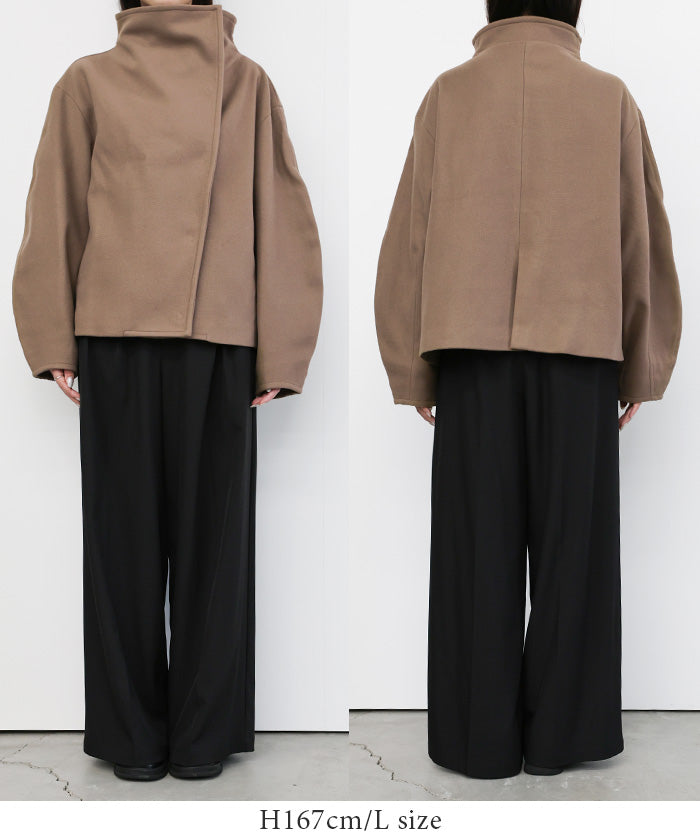 ハイネックカーブスリーブアウター【by SON】