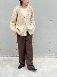 ロングシャギーカーディガン