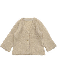 ロングシャギーカーディガン