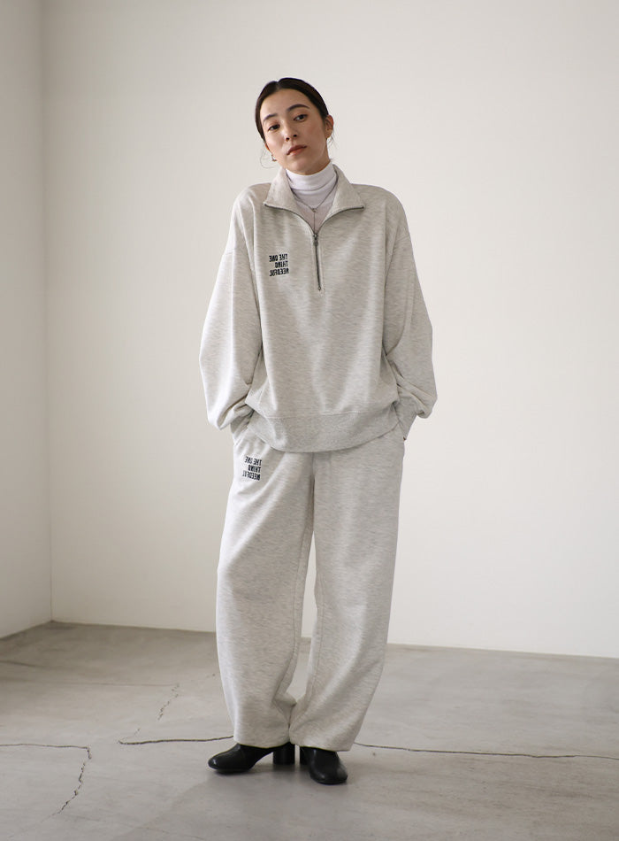 スウェットハーフジップトップス【SALE】 – SELECT MOCA