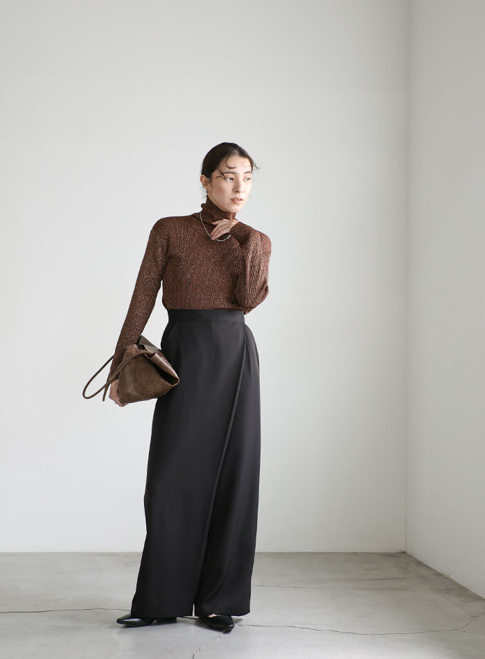 ラメリブハイネックニット – SELECT MOCA