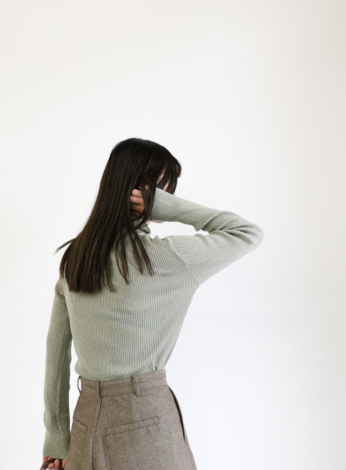 ラメリブハイネックニット – SELECT MOCA