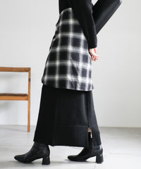 ポロニットロングワンピース