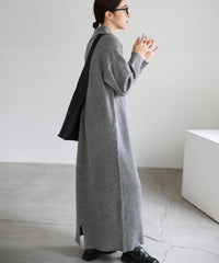 ポロニットロングワンピース