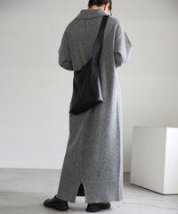 ポロニットロングワンピース