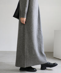ポロニットロングワンピース
