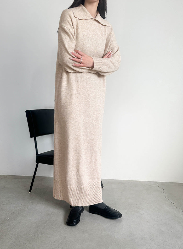 ポロニットロングワンピース – SELECT MOCA