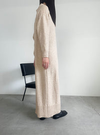 ポロニットロングワンピース