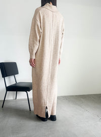 ポロニットロングワンピース