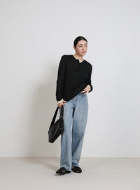 ヘンリーネックシアーロンT