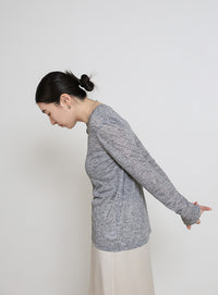 ヘンリーネックシアーロンT