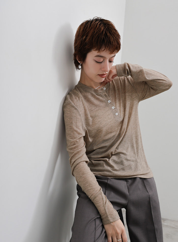 machatt ヘムレースロンT ヘムレースロンT（グレー） | MACHATT ONLINE STORE