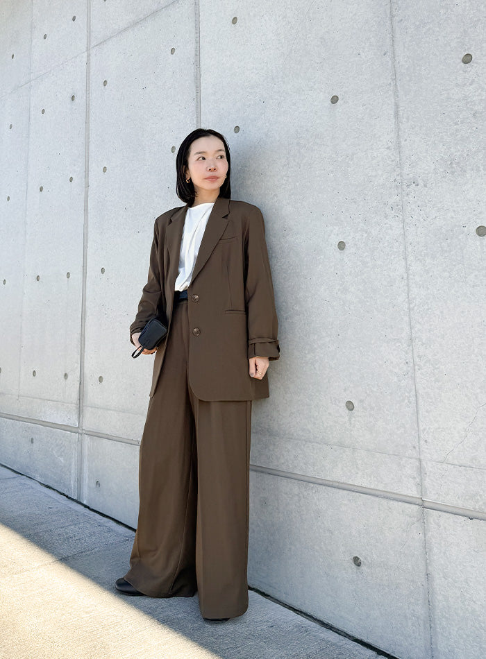 SELECTMOCA by son オーバーサイズテーラードジャケットM パンツ オーバーサイズテーラードジャケット【by SON】 – SELECT MOCA