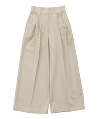 センタープレスタックワイドスラックス【by SON】