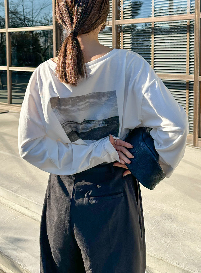 アソートバックプリントロングTシャツ【by SON】 – SELECT MOCA