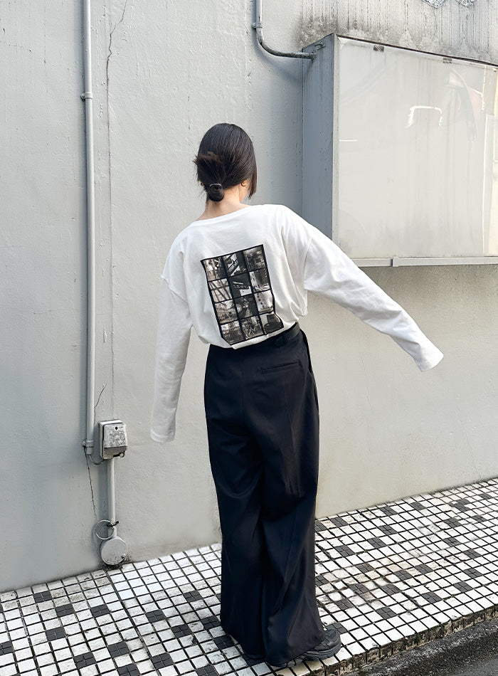 アソートバックプリントロングTシャツ【by SON】 – SELECT MOCA