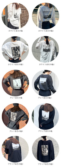 アソートバックプリントロングTシャツ【by SON】
