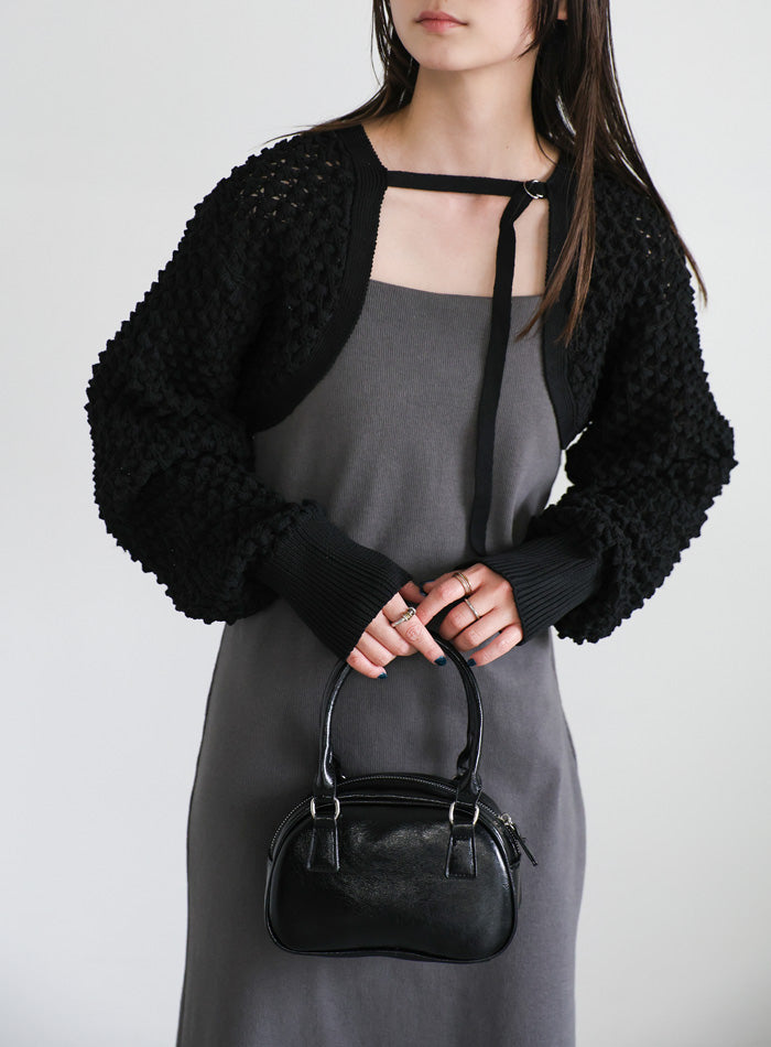 ベルトデザインポコポコショートボレロ – SELECT MOCA