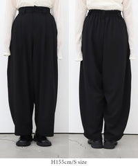 カットジョーゼットバルーンスラックス