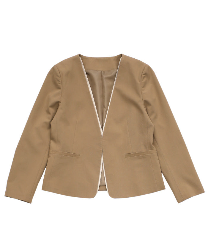 レイヤードノーカラージャケット【SALE】 – SELECT MOCA