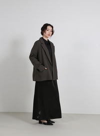 【Et】Gathered Volume Sleeve Shirt