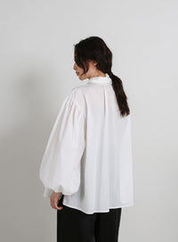 【Et】Gathered Volume Sleeve Shirt