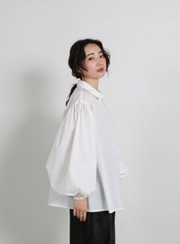 【Et】Gathered Volume Sleeve Shirt