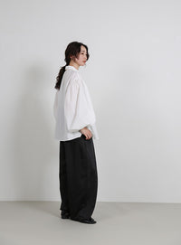 【Et】Gathered Volume Sleeve Shirt