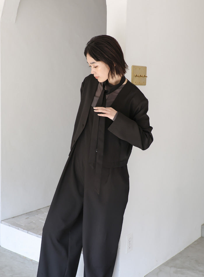 Et】ノーカラージャケットサロペットセットアップ – SELECT MOCA Et】ノーカラージャケットサロペットセットアップ – SELECT MOCA