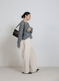 透かし編みスキッパーニット