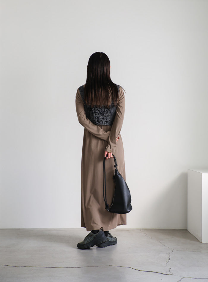 ✨moca様 サイズ展開あり】フィンガースリーブプチハイリブワンピース【by SON